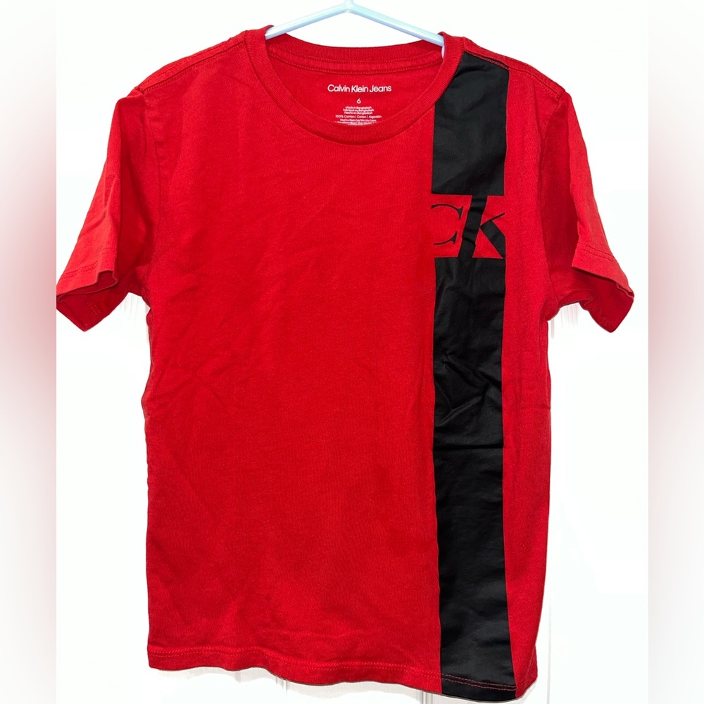 Calvin Klein boy shirt, size 6